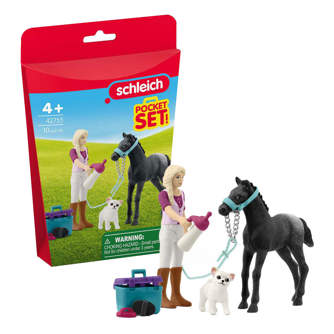 Schleich Horse Club Pflegeset für Fohlen – 42755