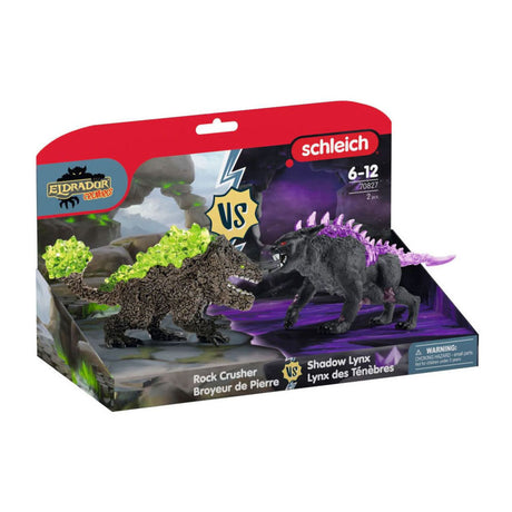 Schleich Eldrador Kreaturen Shadow Lynx vs. Rockbreaker -70827