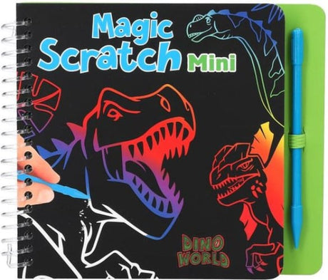 Depesche dino world mini magic scratch boek