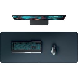 Leitz extra großes Gaming-Mauspad 100x40 cm – rutschfest – waschbar – Schreibtischunterlage für Tastatur-Maus – dunkelgrau
