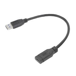 USB-C-Adapter Act USB A-Stecker USB-C-Buchse 0,2 m schwarz