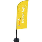 Beach Flag Showdown bfaw310-wt21-i100 freistehend mehrfarbig