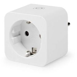 Nedis Smartlife Smart Plug – WLAN – IP21 – Energiezähler – 3680 W – Typ F (CEE 7 3) – 0 – 55 °C – Android iOS – Weiß – 1 Stück
