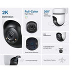 Tp-Link Tapo – Überwachungskamera – 360° drehbar – Nachtsicht – wasserbeständig