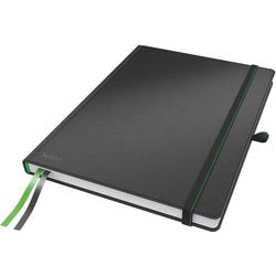 Leitz Komplett-Notizbuch A4 kariert - mit Hardcover - Schwarz