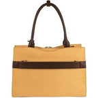 Laptoptasche Socha so-084 Reißverschluss Kamel