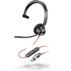Headset HP Poly Blackwire schwarz 32 mm x 155 mm x 178 mm