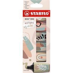 Stabilo Boss Mini – Textmarker – Naturevibes – Etui mit 6 Farben
