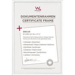 Walther New Lifestyle - Kunststoffrahmen - Fotogröße 21x29,7 cm (Din A4) - Weiß