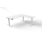 Zit-sta-bureau kerkmann move 3 l-vorm wit