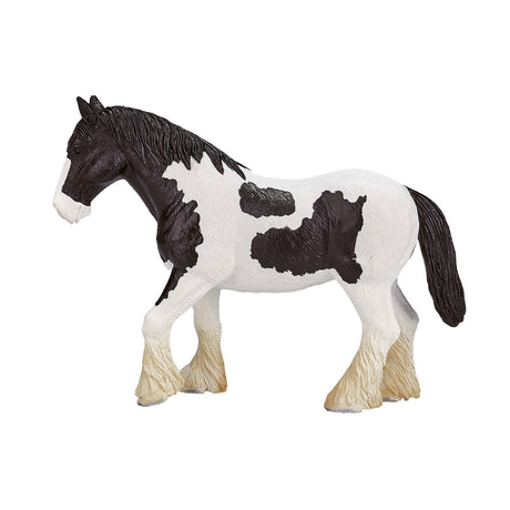 Mojo Horse World Clydesdale Pferd schwarz und weiß – 387085