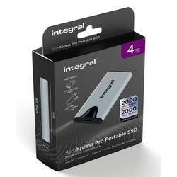 Ssd Integral 4 TB USB 3.2 (Gen 2) Silber