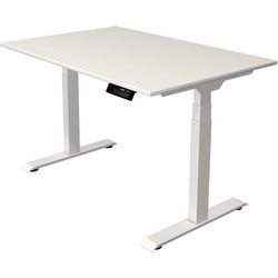 Steh-Sitz-Schreibtisch Kerkmann Move 1 stabil weiß 1270 mm x 1200 mm