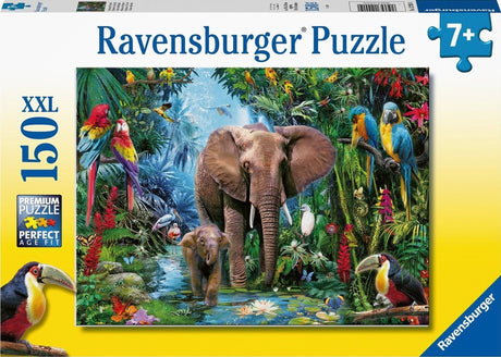 Ravensburger Elefanten im Dschungel, 150 Stk. xxl