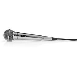 Imp-Mikrofon Nedis MPWD45GY silber verkabelt
