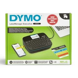 Dymo Label Manager Executive 640 CB tragbarer Etikettendrucker | Kompaktes Etikettendruckergerät mit QWERTZ-Tastatur | Bluetooth- und USB-Konnektivität | Kompatibel mit D1-Standard- und langlebigen Etiketten