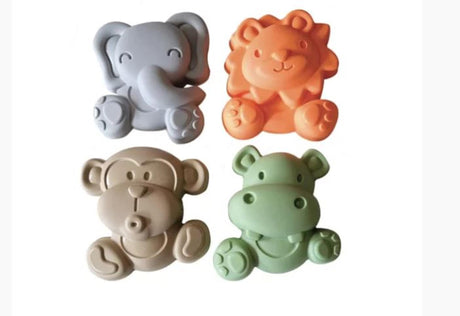 Adriatische Sandformen, Wildtiere, 15 cm, 4er-Set, Alter: 24 Monate+