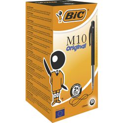 Bic Kugelschreiber M10 Clic, Schreibbreite 0,4 mm, mittel