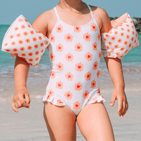 Blumenliebe | mehrfarbige Schwimmbänder 0-2 Jahre