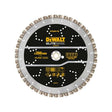 Dewalt diamond segment schild 350mm algemeen gebruik van elite