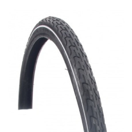 Deli-Reifen, schwarz mit weißer Linie, 28x1½, Etro 40-635