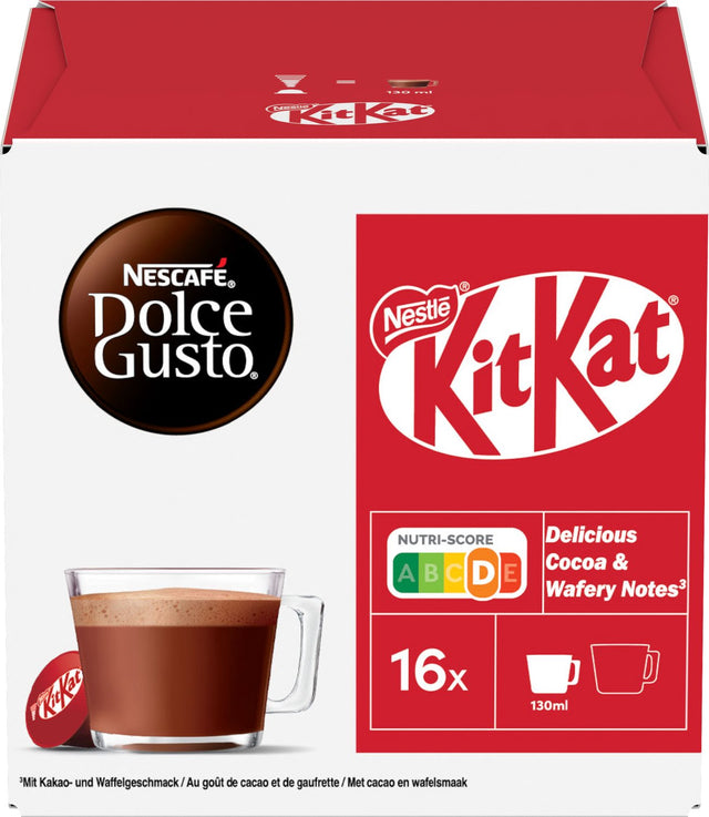 Nescafé Dolce Gusto Kapseln Kitkat – 48 Tassen für 48 Tassen Schokoladenmilch