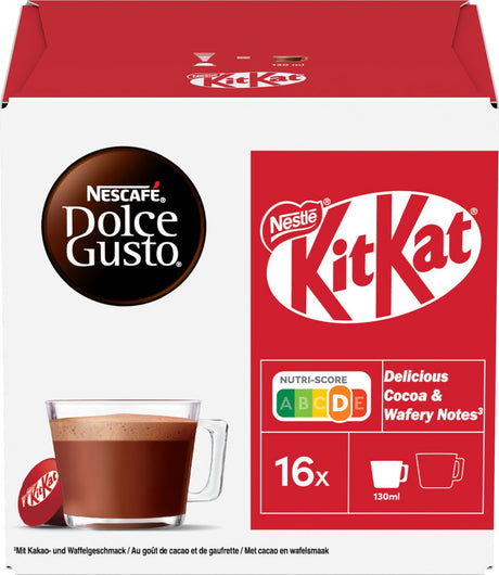 Nescafé Dolce Gusto Kapseln Kitkat – 48 Tassen für 48 Tassen Schokoladenmilch