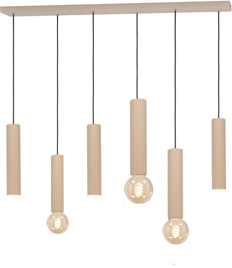 Eglo fariolo hanglamp - e27 - gu10 - 96 cm - zandkleur beige