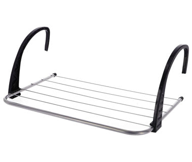 Metall-Wäscheständer 3 Meter silber