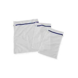 Leifheit Pegasus Wäschebeutel 3er Set - Weiß - Blau