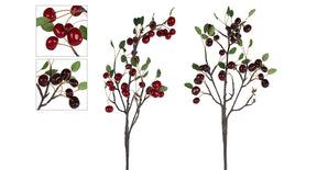 Kunsttak cherry l rood zwart a2 10x10x96cm