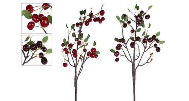 Kunsttak cherry l rood zwart a2 10x10x96cm