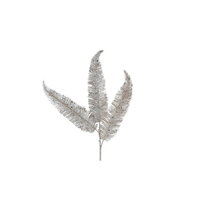 Kunsttak iron tree leaves champagne goud 64cm