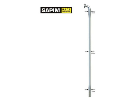 Sapim Speichen Racing 14x280 schwarze Werkstatt (100)