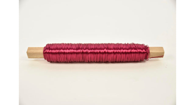 Klosje draad d en d gekleurd fuchsia