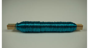 Klosje draad d en d gekleurd turquoise