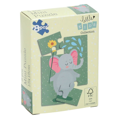 Mini-Puzzle Tiere, 8-tlg.