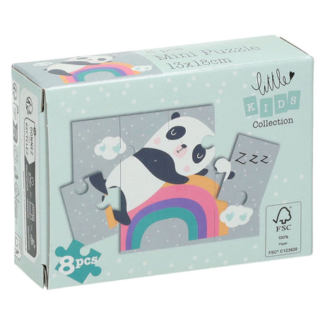 Mini-Puzzle Tiere, 8-tlg.