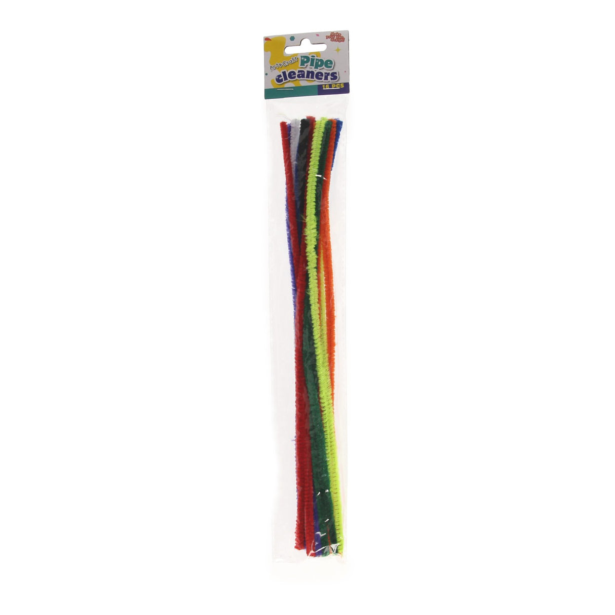 Chenille farbig, 16 Stk.