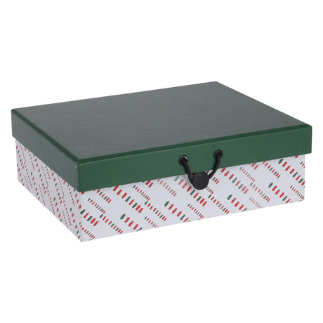 Koopman Geschenkbox-Set, Weihnachts-Geschenkverpackung, Karton, 3er-Set, mehrfarbig.
