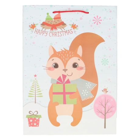 Geschenktüte Weihnachtsigel, 34cm