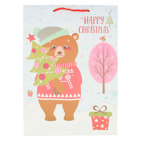 Geschenktüte Weihnachtsigel, 34cm