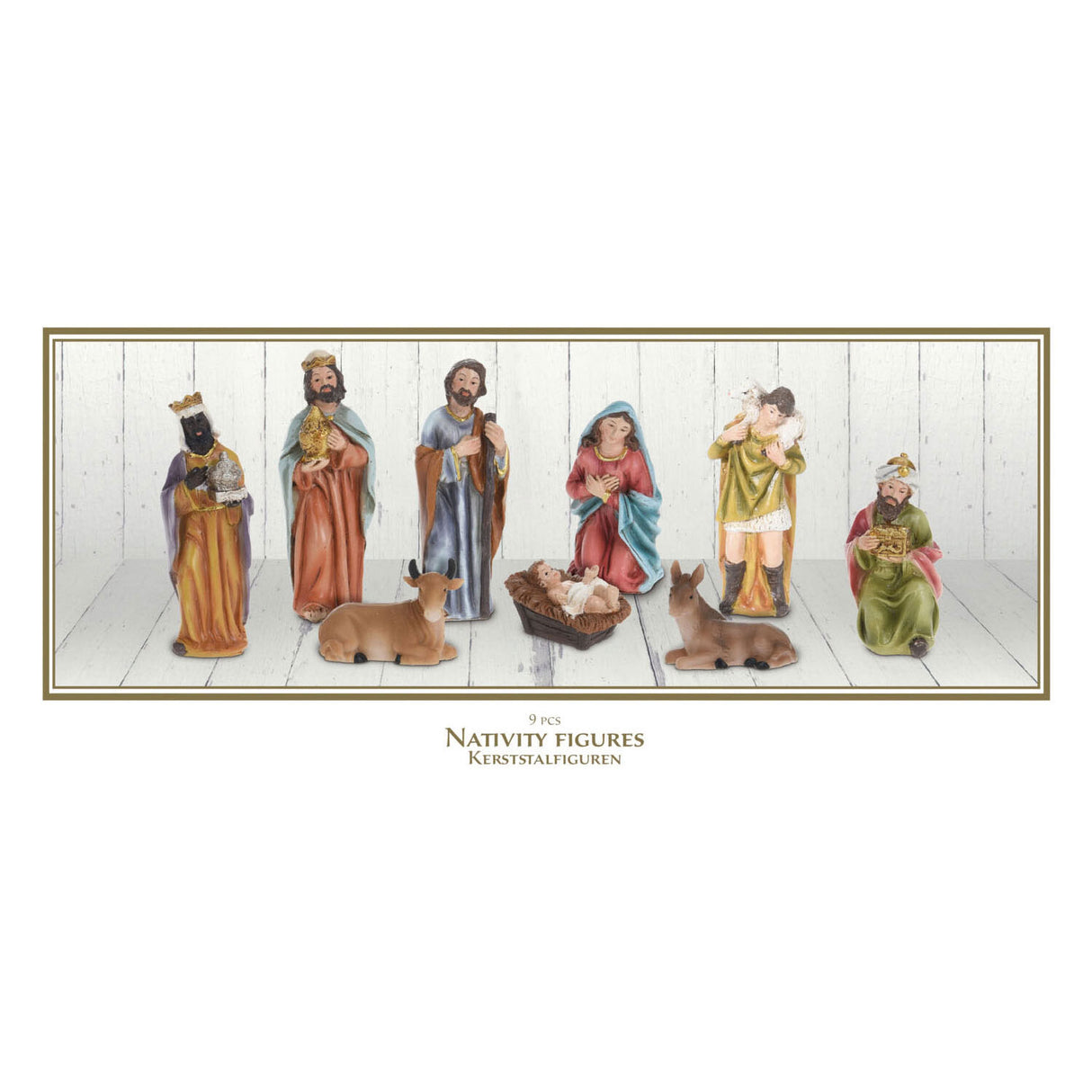 Krippenszenenfiguren, 9dlg.