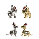 Dinosaurus Weihnachtsanhänger 12 cm, 24st.