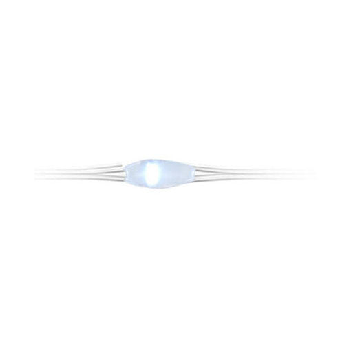LED Lichterkette Silberdraht, 195cm - farbig