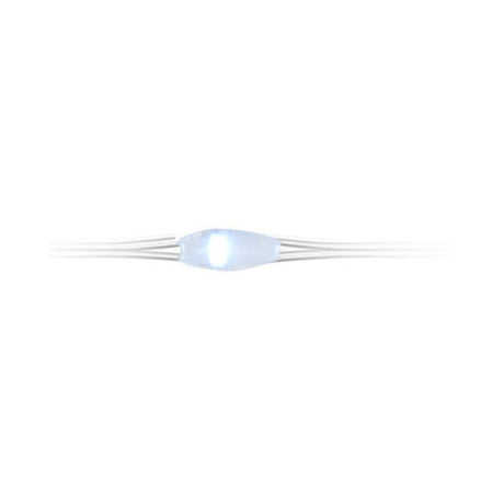 LED Lichterkette Silberdraht, 195cm - farbig