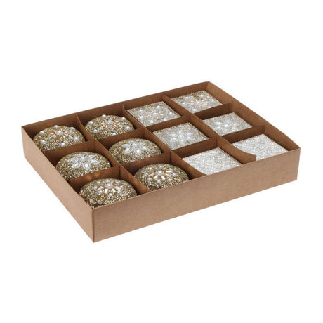 Box 7x4cm gold, 12er Set