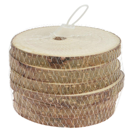 Untersetzer Baumrindenholz 11cm, 6 Stk.