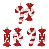 Weihnachtsbügel fühlte Süßigkeiten, 12 Set von 12