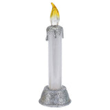 Led Candle mit Weihnachtslitter, 15 cm.
